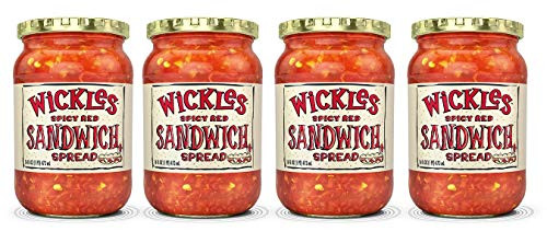 Wickles Spicy Red Sandwich Spread 16 OZ Pack - 4