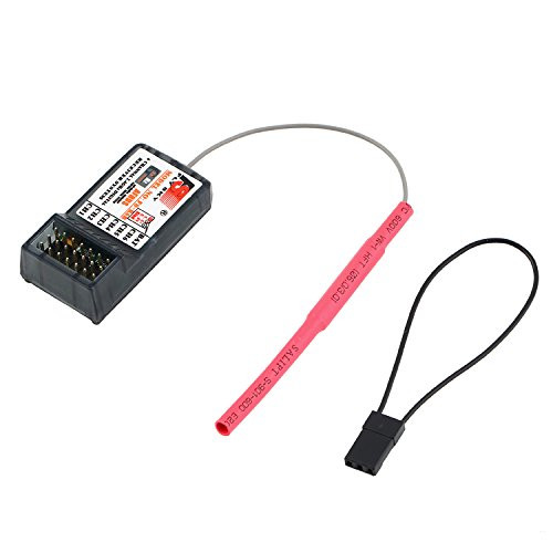 RCmall Flysky FS FS-R6B 2.4G 6 Channel Receiver Radio Model Remote Control Receiver for RC Car FS-TH9X