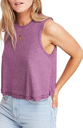 Free People New Love Tank Purple LG Womens 12-14