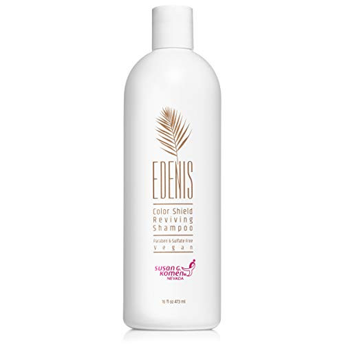 EDENIS Professional Sulfate Free Reviving Shampoo  Great for Color Treated Hair  Vegan Natural Extracts to Revive  and  Hydrate Dry or Damaged Hair 8 Oz