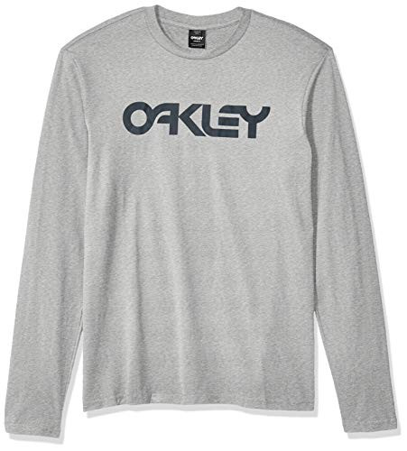 Oakley Mens Mark Ii LS Tee Granite Heather XL