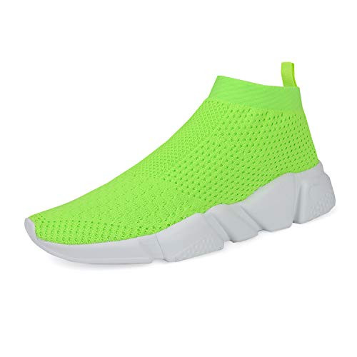 WXQ Mens Running Lightweight Breathable Casual Sports Shoes Fashion Sneakers Walking Shoes Green 46