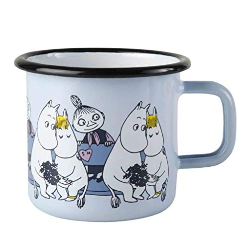 Muurla Moomin Friends enamel mug Blue 37 DL