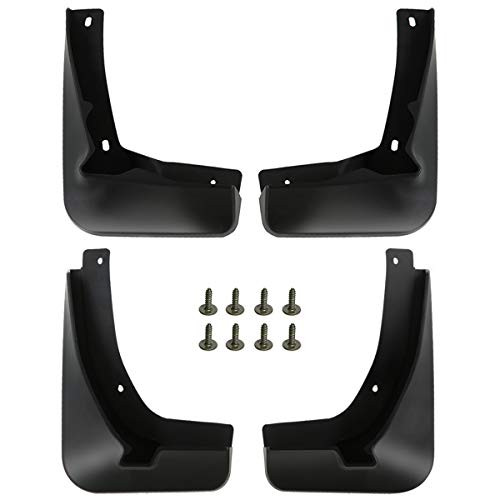 A-Premium Mud Flaps Splash Guards Replacement for Volkswagen Golf 2010-2012 Front and Left 4-PC Set