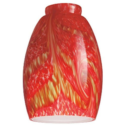 WESTINGHOUSE Lighting Corp 8140500 Handblown Pendant Lamp Shade 2-14 Red