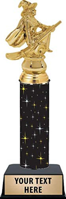 11 Witch with Cauldron Trophies - Black Midnight Witch with Cauldron Trophy Awards Prime 11 Witch with Cauldron Trophies - Black Midnight Witch with Cauldron Trophy Awards Prime