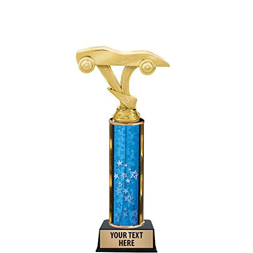 11 Pinewood Derby Trophies - Customized Derby Race Trophy Awards Prime