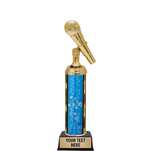 11 Microphone Trophies - Customized Microphone Singing Trophy Awards Prime