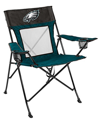 Rawlings NFL Game Changer Large Folding Tailgating and Camping Chair with Carrying Case Philadelphia Eagles