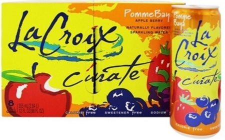 La Croix Pomme Baya Sparkling Water 12 oz Pack of 16 Cans