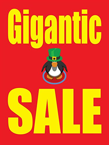 Gigantic Sale Retail Display Sign 18w x 24h