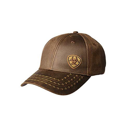 ARIAT Mens One Size Full Oil Corner Logo Brown
