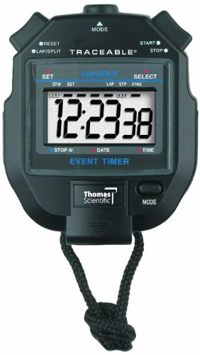 Thomas 1051 ABS Plastic Jumbo Digit Stopwatch with 12 High LCD Display 0_001Accuracy 3 Length x 2-12 Width x 78 Height