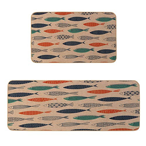 Kitchen Mat Set KIMODE 2 Piece Microfiber Kitchen Rugs Cushioned Chef Soft Non-Slip Rubber Back Floor Mats Washable Doormat Bathroom Runner Area Rug Carpet Kitchen Mat Set KIMODE 2 Piece Microfiber Kitchen Rugs Cushioned Chef Soft Non-Slip Rubber Back Floor Mats Washable Doormat Bathroom Runner Area Rug Carpet