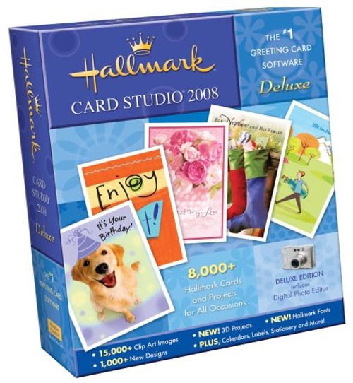 Hallmark Card Studio 2008 Deluxe OLD VERSION