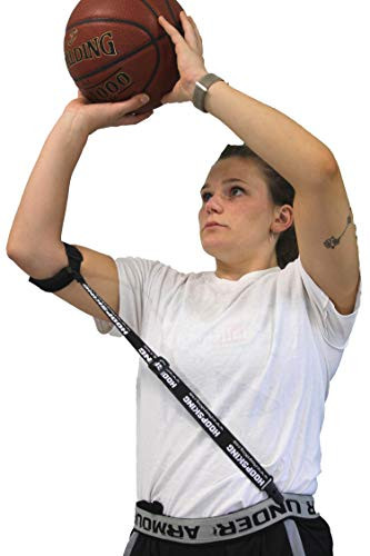 HoopsKing Straight Shooter Basketball Shooting Training Aid Keeps Elbow in  and  Follow Thru Straight