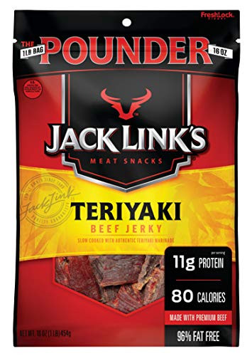 Jack Links Beef Jerky Teriyaki 16 Ounce Pack of 1