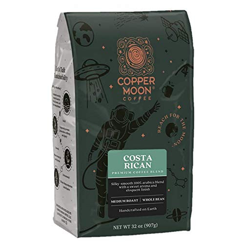 Copper Moon Costa Rican Blend Medium Roast Coffee Whole Bean 2 lb