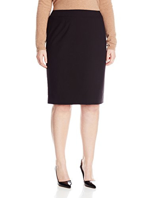 Calvin Klein Womens Straight Fit Suit Skirt Regular and Plus Sizes Black 2