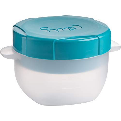 Trudeau 12 Ounce Fuel Milk  and  Cereal Container with Ice Pack Set of 4