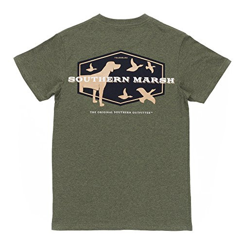 Southern Marsh Branding - Hunting Dog Washed Dark Green XX-Large