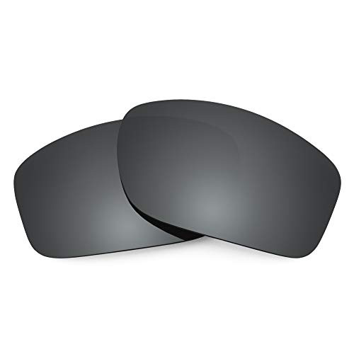 Revant Replacement Lenses Compatible With Oakley Valve Polarized Black Chrome MirrorShield