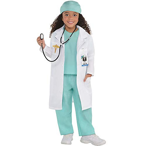 Amscan 848413 Girls Doctor Costume Medium Size 8-10 Years Old