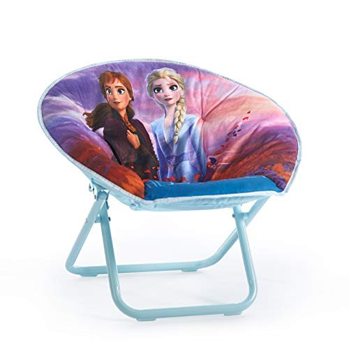 Disney Frozen 2 Saucer Chair Featuring Anna  and  Elsa Multi