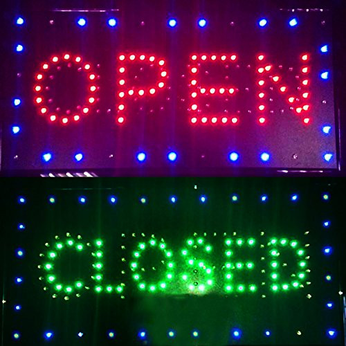 Finlon Bright LED 2 in1 Open  and  Closed Store Shop Business Sign 9_820_47 Display neon