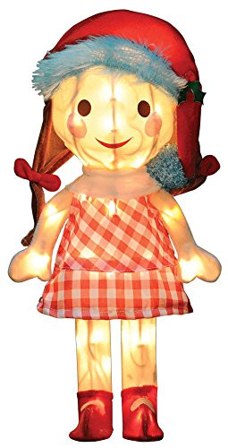 ProductWorks 18-Inch Pre-Lit Island of Misfit Toys Sally Doll Christmas Yard Decoration 35 Lights
