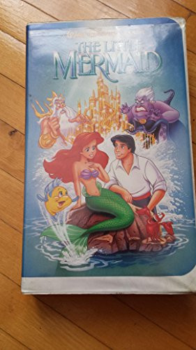 DISNEYS THE LITTLE MERMAID BANNED CLAMSHELL COVER VHS!!