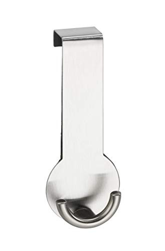 Wenko 4468050100 Rondo Stainless Steel Door Hook Rabbet 5_5 x 14 x 4_5 cm by Wenko