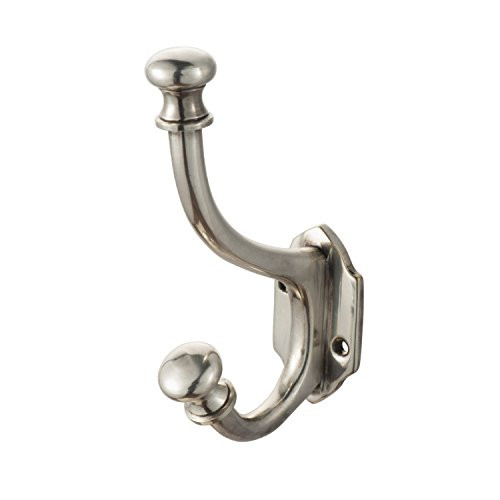 Haceka Double Hook Vintage Brass Silver 10 x 10 x 5 cm