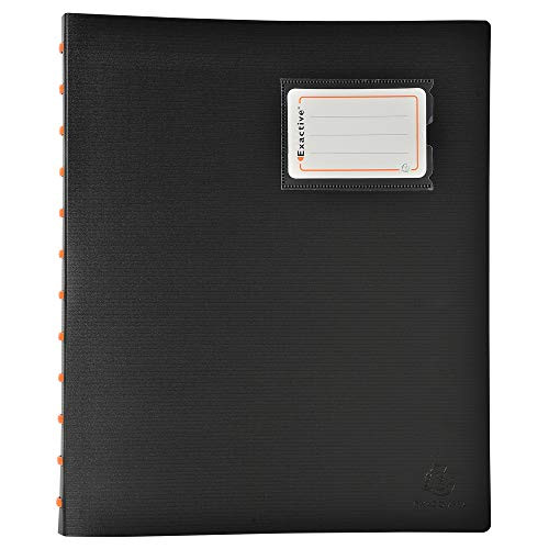 Exacompta Exactive PP Display Book A4 40 Pockets - Black