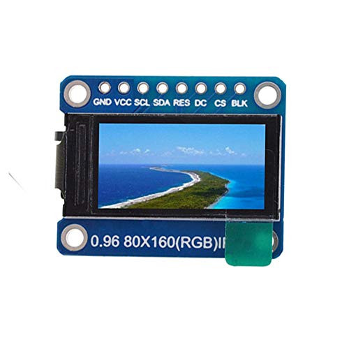 for Arduino DIY 8 pin 0_96 Inch LCD Display IPS SPI Hd 65K Tft Module St7735 IC LCD ScreenABlue