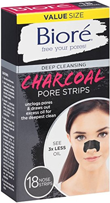 Bioré Deep Cleansing Charcoal Pore Strips (18 Count) Bioré Deep Cleansing Charcoal Pore Strips (18 Count)