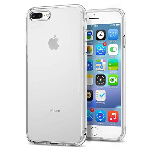 Whew Compatible with iPhone 8 Plus CaseiPhone 7 Plus CaseClear Anti-Scratch Shock Absorption Cover Case for iPhone 8 PlusiPhone 7 Plus Clear