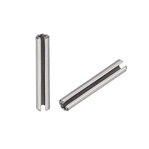 uxcell Slotted Spring Pin - M1_5 x 14mm 304 Stainless Steel Split Spring Roll Dowel Pins Plain Finish 20Pcs