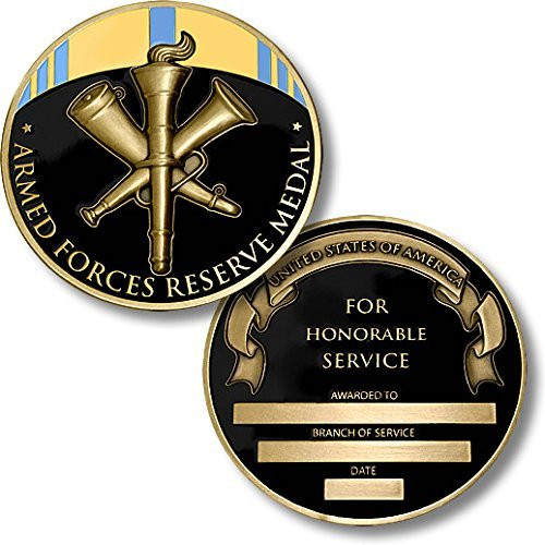 Armed Forces Reserve Medal Coin - Engravable Challenge Coin