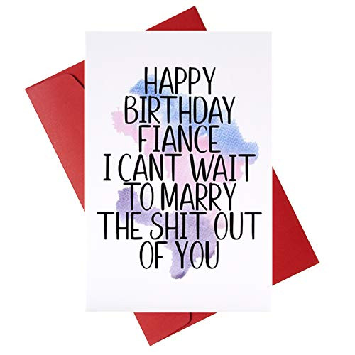 Humorous Birthday Card for Fiance Joke Happy Birthday Card Naughty Birthday Greeting Card Humorous Birthday Card for Fiance Joke Happy Birthday Card Naughty Birthday Greeting Card