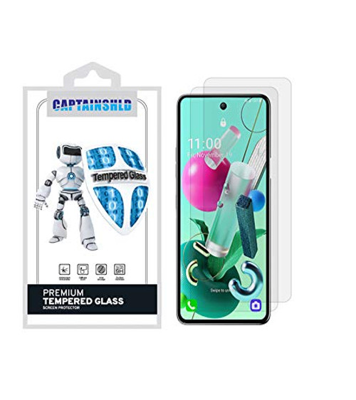 2 Pack CaptainShld for LG K92 5G Tempered Glass Screen Protector Anti Scratch 9H Hardness Bubble Free 2 Pack CaptainShld for LG K92 5G Tempered Glass Screen Protector Anti Scratch 9H Hardness Bubble Free