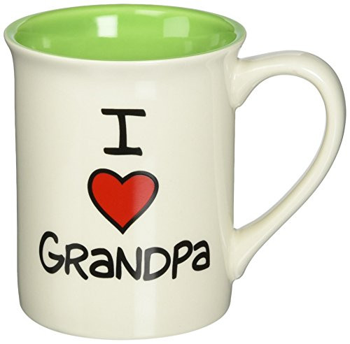 Our Name is Mud I Heart Grandpa Stoneware Mug, 16 oz.
