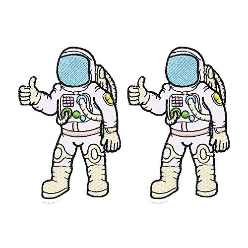 Super Set Patch of Iron on Space Patches Astronaut Patch Trust No One Patch Embroidered Iron OnSew On Patches Astronaut01