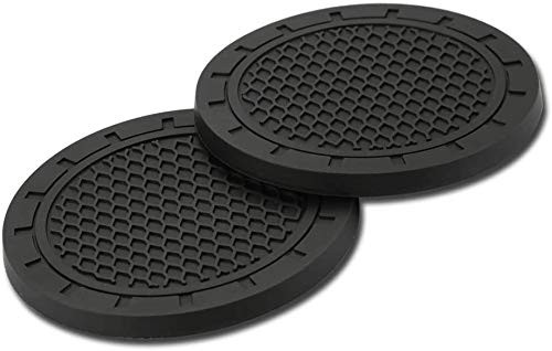 License plate frameX 2Pcs Durable Non-Slip Silicone fit Cow-Boys Cup Holder matAuto Cup Holder Insert Coaster pad