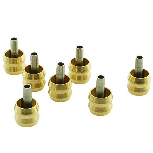 PSCCO 8 Sets Olive and Connecting Insert Bicycle Bike Parts for Shimano BH90 Hydraulic Disc Brake Hose