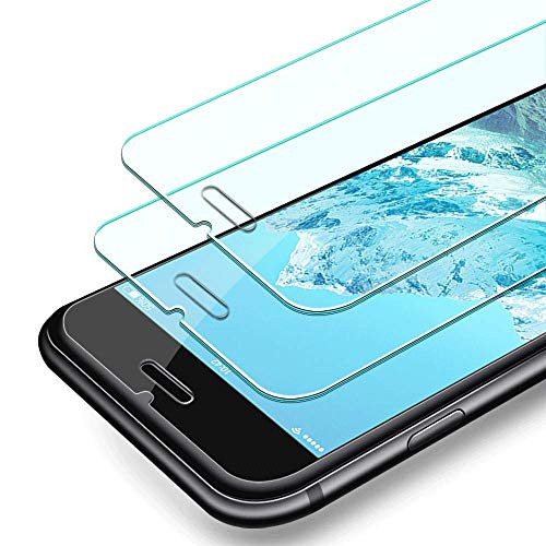 SEVENTHGO 2PACK iPhone Screen Protector for iPhone 8766s Tempered Glass Screen Protector for iPhone 7 8 6 6S Glass Screen Protection Film Shatter-proof Anti-scratch Bubble Free Case-friendly