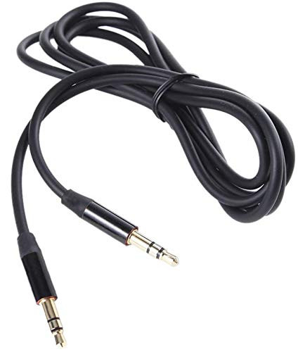 Replacement Audio Cable Compatible with Sony MDR-XB950BT MDR-10R MDR-10RC MDR-10RBT MDR-NC50 MDR-NC200D Headphones Black 4ft1_2m