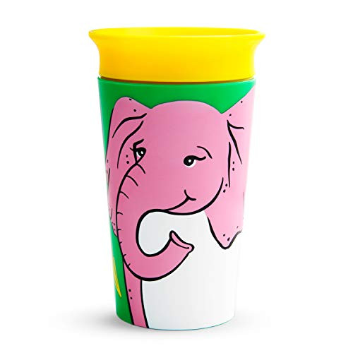 Munchkin Miracle 360 Wildlove Sippy Cup 9 Oz Elephant