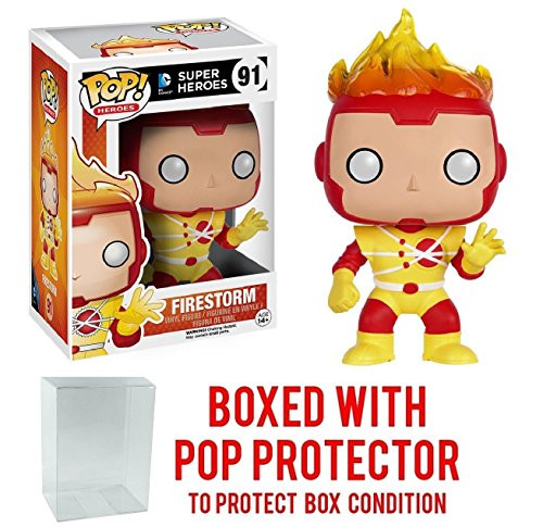 Funko Pop! DC Heroes: Firestorm Vinyl Figure (Bundled with Pop BOX PROTECTOR CASE) Funko Pop! DC Heroes: Firestorm Vinyl Figure (Bundled with Pop BOX PROTECTOR CASE)