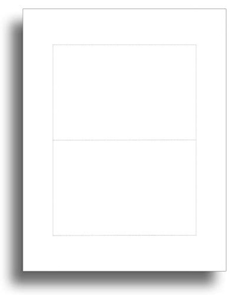 Heavyweight Blank 4 x 6 Printable Postcards Paper - Bright White Thick 80lb Cover Cardstock - 2 per Sheet - Inkjet  Laser Printable 20 Sheets  40 Postcards Classic Style